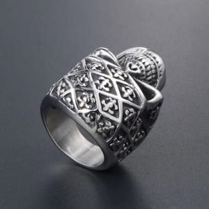 Anillos de Acero Inoxidable para Hombre, Estilo Vikingo, Punk, Vintage, Venta al por Mayor, Anillo de Dedo Personalizado - Product Image 3