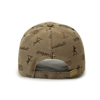 Origineel geborduurde 6-panel baseballcap heren 2026 Nieuwe vintage veelzijdige outdoor sport pet OEM kleine serie op maat