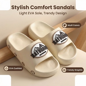 Yearning Evergreen Open Recyclable EVA Material Anti-Slip Cushioned Breathable <b>Waterproof</b> Disposable Sporty Indoor/Outdoor - Product Image 1