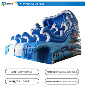 Scivolo gonfiabile per piscina impermeabile impermeabile con onda <span class=keywords><strong>di</strong></span> <span class=keywords><strong>mare</strong></span> appositamente progettato per l'intrattenimento dell'acqua all'aperto - Product Image 6