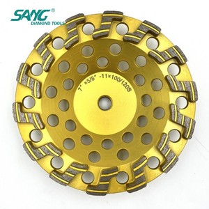 SANG Long Working Life Abrasive Tools S Segment Metal Bond Factory 180mm Disque diamanté à segment pour le polissage du béton et des pierres - Product Image 1