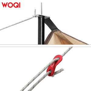 WOQI portátil Picnic Shadow gran lona refugio tienda <span class=keywords><strong>para</strong></span> acampar al aire libre y Playa Rainfly lluvia lona con accesorio poste mosca hoja - Product Image 3