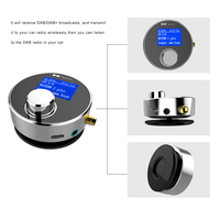 Meistverkaufter LCD-Bildschirm Kabelloses Freisprechset Auto-Scan RDS AUX-Empfänger FM-Transmitter für Auto DAB+ Adapter DAB Digitalradio