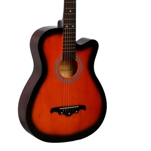 <span class=keywords><strong>Guitarra</strong></span> acústica de madera, 38 pulgadas, <span class=keywords><strong>precio</strong></span> barato, al por mayor, fábrica OEM - Product Image 2