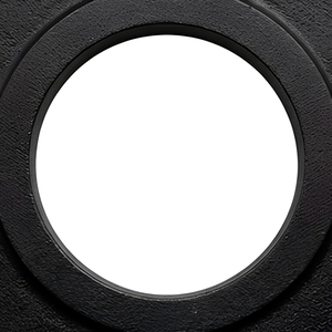 Plaque à bride en fonte pour raccord de tuyau rond avec trous de fixation - Product Image 6