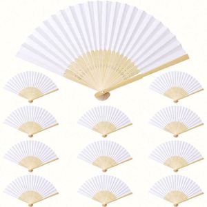 Chinese Elegant Bamboo Folding Fan Hand Painted Floral Decoration for <b>Cooling</b> Outdoor Activities Business Gift or Souvenir - Product Image 5