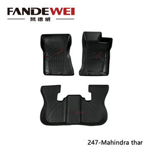 Tapis de voiture pour <span class=keywords><strong>Mahindra</strong></span> thar <span class=keywords><strong>JEEP</strong></span>, accessoire de voiture à conduite à droite, pièces intérieures de voiture, pick-up, tapis de démarrage extérieur, doublures de bottes - Product Image 2