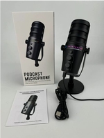 Profession elles Studio Live-Streaming Podcast-Aufnahme gerät Mikrofon Desktop-Aufnahme Kabel gebundenes USB XLR Dynamisches Mikrofon