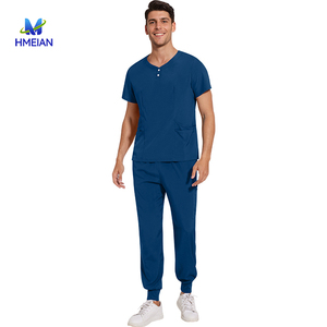 Uniforme médical de haute qualité pour hommes, uniforme de travail pour infirmières, uniforme extensible personnalisé, ensembles d'uniformes médicaux, ensembles de blouses médicales - Product Image 6