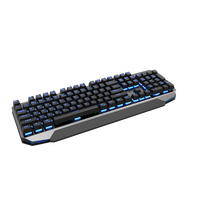 Clavier de jeu mécanique filaire RGB 104 touches Teclado Gamer USB pleine taille anti-ghosting pour PC portable et ordinateur de bureau