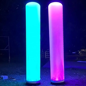 3m đầy màu sắc LED ống ánh sáng cột cho hộp đêm quảng cáo tổ chức sự kiện trang trí nội thất chiếu sáng bóng <span class=keywords><strong>Inflatable</strong></span> trụ cột cho Đảng - Product Image 2