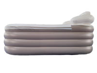Baignoire gonflable portable pour adultes, PVC écologique épais, utilisation en extérieur, bain de glace, pliable, pompe manuelle