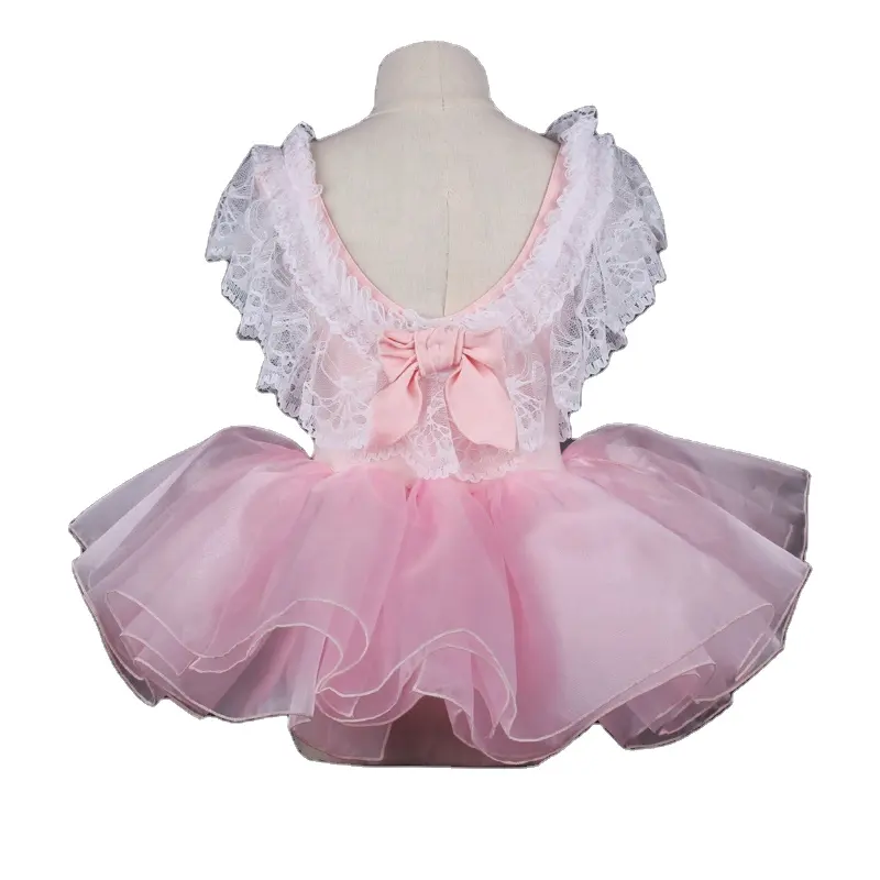 Costumes de Ballet mignons pour filles, personnalisés, vêtements de danse, d'entraînement, vente en gros, 0102019