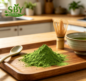 Poudre de Matcha Culinaire Premium de Source Japonaise, Traitement Raffiné, Anti-agglomération, pour Crèmes Glacées et Pâtisseries (Matière Première) - Product Image 2
