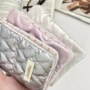 Cartera para mujer, bolso para tarjetas, bolsa de almacenamiento, bolsos pequeños, bolso elegante de cuero Pu para mujer, bolso Floral de tamaño de pasaporte hinchado - Product Image 6