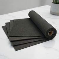 Mousse conductrice noire en PU, éponge nickel-cuivre électroplaquée, matériau nu pour joint EMI, étanchéité de cabinet et mise à la terre des appareils