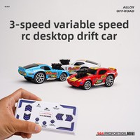 Venta Caliente Transfronteriza: Coche RC de Control Remoto 1:64, 2.4G, de Aleación, para Derrapes, Recargable, con Velocidad Variable, Mini Simulación de Carreras, para Uso en Interiores