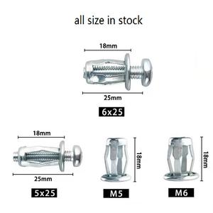 ネジ付きインサートナットリベットナットブラインドジャックナットネジ付きリベットナットインサートファスナースチール亜鉛M4 M5 M6 M8 - Product Image 2
