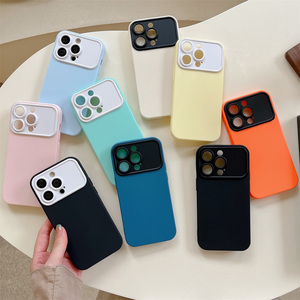 <span class=keywords><strong>2023</strong></span> PC protección de lente de ventana grande fundas de teléfono de Color caramelo para <span class=keywords><strong>iPhone</strong></span> 14 Pro Max 11 Pro <span class=keywords><strong>12</strong></span> 13 <span class=keywords><strong>Mini</strong></span> 15 Plus carcasa de TPU - Product Image 1