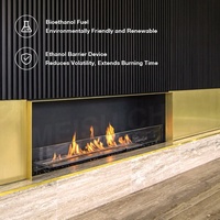 Cheminée à éthanol hautement énergétique MEISU.CH, cheminée à éthanol de qualité supérieure pour table basse d'extérieur