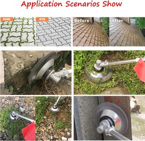 Cabezal de Corte de Alambre de Acero Trenzado de 8 Pulgadas para <span class=keywords><strong>Desbrozadora</strong></span> de Eje Recto <span class=keywords><strong>Stihl</strong></span> Troy de 4 Tiempos, Cortadora de Maleza, Eliminación de Óxido - Product Image 5