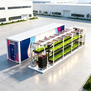 Smart Automated Hydroponic System Container Farm HDPE Structure Automatic Aeroponic Irrigation Energy Saving Full Spectrum LED - Product Image 1