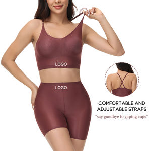 Set di <span class=keywords><strong>collant</strong></span> e reggiseno da corsa a <span class=keywords><strong>vita</strong></span> alta da donna pantaloncini da palestra Yoga reggiseno sportivo Set di pantaloncini da Fitness <span class=keywords><strong>senza</strong></span> <span class=keywords><strong>cuciture</strong></span> - Product Image 5