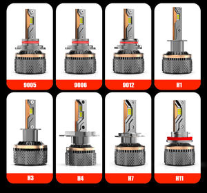 Faro LED de Alta Potencia 300W T9 con Cuatro Tubos de Cobre, Impermeable, H4 <span class=keywords><strong>H1</strong></span> H7 H11 880 9005 9006 9012 6000K para Autos - Product Image 5