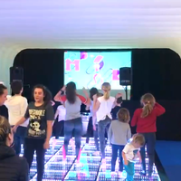 Tapis de danse 3D Led Portable pour fête Disco de mariage