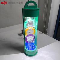 TERMEIN Présentoirs à cigarettes en acrylique et métal LED personnalisés, disponibles en plusieurs styles, pour vitrines de vente au détail dans les centres commerciaux et les tabacs