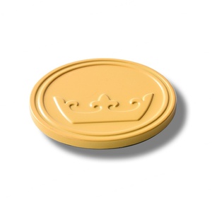 Posavasos Redondo de MDF con Diseño Personalizado de Caballo, Color Marrón - Product Image 6