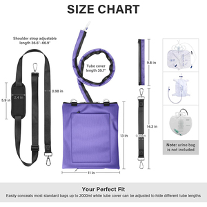 Sacca <span class=keywords><strong>per</strong></span> <span class=keywords><strong>Catetere</strong></span> Urinario Resistente e Impermeabile, Portatile e Multifunzionale, Pratica Sacca <span class=keywords><strong>per</strong></span> Drenaggio Urinario - Product Image 3