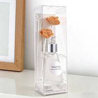 Bouteille en verre conique mat de 100 ml en gros, vide, pour diffuseur de parfum sans flamme, personnalisable, pour aromathérapie sans flamme
