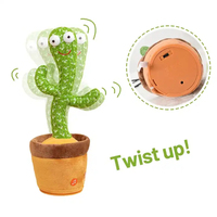 Vente chaude Jouets Électrique En Peluche Plante Jouet Danse Vente Chaude Cactus Jouet Avec Musique