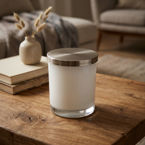 Bougeoir votif en verre pour table centrale et bougie de décoration de noël votive avec couvercle pot en verre pour utiliser le bougeoir - Product Image 4