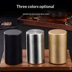 Contenedor de Alimentos Portátil de Acero Inoxidable 304 con Doble Tapa Sellada, para Té y Granos de Café, a Prueba de Humedad - Product Image 3