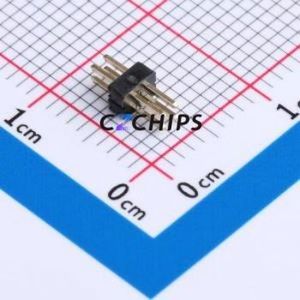 MTP315-1202S1 Pin Header Through hole Component (THT),P=1.27mm Connector 2x2P 1.27mm Double Row 4P - Product Image 2