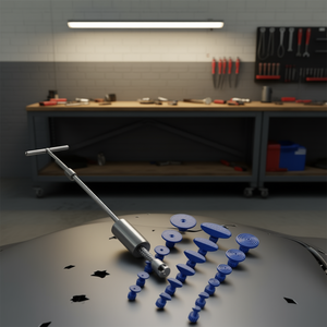 Kit de Herramientas para Reparación de Abolladuras sin Pintura, Extractor de Abolladuras Automático, Equipo de Reparación de Carrocería de Acero Inoxidable - Product Image 2