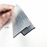 Coutume en forme de L Convient aux portes et fenêtres Finition du moulin Coupe des profilés en aluminium extrudé en alliage d'aluminium