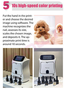 ขายส่งมินิdiyเครื่องทาเล็บเครื่องพิมพ์ศิลปะการพิมพ์3dเพื่อความงามของเล็บการออกแบบรูปแบบสีใด ๆ - Product Image 6