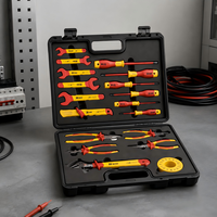Kit de Herramientas Manuales para Electricistas Profesionales de Alta Resistencia, Estuche Rígido, Envío Rápido Directo de Fábrica, Personalización OEM/ODM