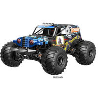 Voiture RC tout-terrain 4x4 à grande échelle 1/14, moteur brushless, haute vitesse, avec chargeur et câble USB