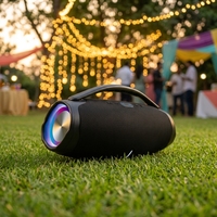 Altavoces Portátiles LED BOX3 MINI para Exteriores, Inalámbricos, RGB, con Bajos Profundos, HiFi, TWS, Personalizables con Logotipo, de Fábrica