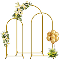 Support d'arche métallique pour toile de fond, 4/5/6/6,6/7,2 pieds, support d'arche de mariage facile à monter pour baby shower et fête, support d'arche de ballons pour photographie