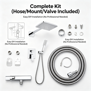 Système de <span class=keywords><strong>douche</strong></span> cascade personnalisé en chrome poli, mitigeur de <span class=keywords><strong>douche</strong></span> encastré pour salle de bain, douches de salle de bain - Product Image 4