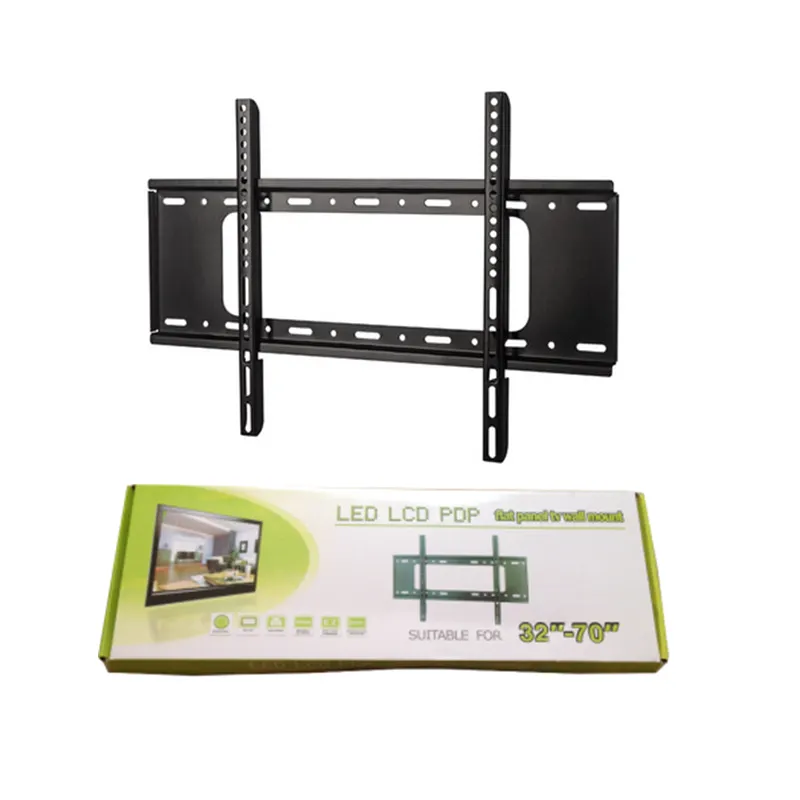 Suporte fixador de televisão b64 40-70 polegadas, suporte de televisão 32 80 com tela deslizante