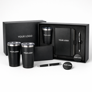 Set de Regalo Corporativo Personalizado: Caja de Regalo para Orador de Eventos con Vaso, Cuaderno, Bolígrafo de Firma y Placa - Product Image 1