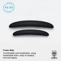 KEDE OEM, venta directa de fábrica, inserto de espuma negra, almohadilla de espuma para asiento de Silla, componentes de silla de oficina, insertos para Sillas