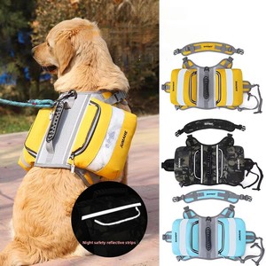 Mochila Impermeable <span class=keywords><strong>para</strong></span> <span class=keywords><strong>Perros</strong></span> con Tela Oxford, Gran Capacidad, Bolsillos Laterales Dobles <span class=keywords><strong>para</strong></span> Razas Medianas y Grandes, <span class=keywords><strong>para</strong></span> Snacks y Equipo - Product Image 1