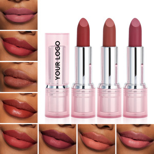 MLM Hot Sale OEM Custom Matte <b>Lipstick</b> Soft Velvet Long Lasting Non Fading <b>Moisturizing</b> Lip Color Private Label Makeup - Product Image 4